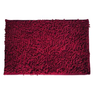 Tapete Felpudo Peludo Banheiro 40x60 Antiderrapante Vermelho