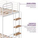 Ver imagem 5 de Treliche em Ferro Aço Carbono Tubular Teko Casatema MadeiraOriginals Branco/Fosco/Álamo
