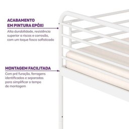 Treliche em Ferro Aço Carbono Tubular Teko Casatema - 6