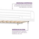 Ver mais imagens de Treliche em Ferro Aço Carbono Tubular Teko Casatema MadeiraOriginals Branco/Fosco/Álamo