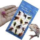 Ver imagem 1 de Isca Pesca Mosca Artificial Fishing Pescaria Peixe Tilapia Robalo Tucunare Lambari Açude Mar Rio Lag