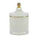 Ver imagem 1 de Potiche Decorativo Vidro Sodo-calcico Branco 11x17cm