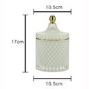 Ver imagem 7 de Potiche Decorativo Vidro Sodo-calcico Branco 11x17cm