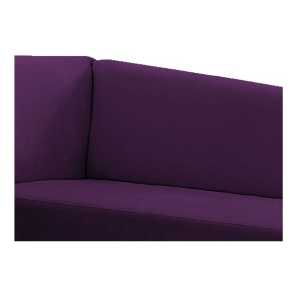 Recamier Valéria 1,60M Lado Direito Suede Roxo - ADJ Decor - 5