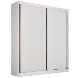 Guarda-Roupa Solteiro 2 Portas Virtus Branco