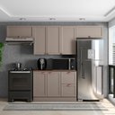 Ver imagem 1 de Cozinha Compacta Americana Modulada 5 Peças 280cm Unna Poliman Móveis