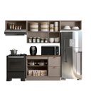 Ver imagem 4 de Cozinha Compacta Americana Modulada 5 Peças 280cm Unna Poliman Móveis