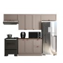 Ver imagem 3 de Cozinha Compacta Americana Modulada 5 Peças 280cm Unna Poliman Móveis