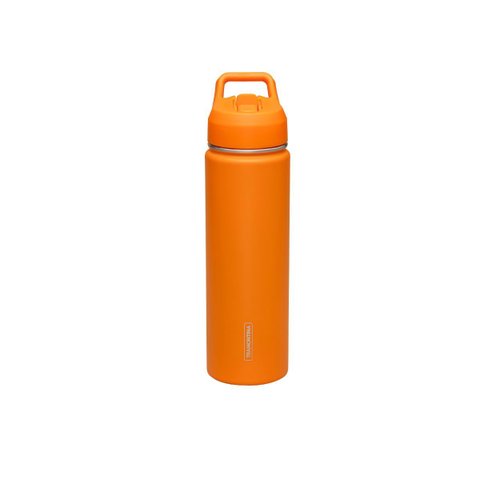 Garrafa Térmica Tramontina 650 Ml Laranja com Canudo
