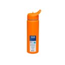 Ver imagem 4 de Garrafa Térmica Tramontina 650 Ml Laranja com Canudo