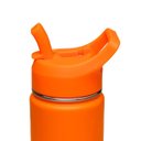 Ver imagem 2 de Garrafa Térmica Tramontina 650 Ml Laranja com Canudo