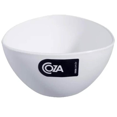 Cremeira Triangular 250ml Branca Cumbuca Tigela Plástica Coza Pote Petiscos