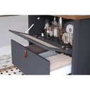 Ver imagem 3 de Bancada de Banheiro Balcão Vêneto 1 Porta e 1 Gaveta C/ Cuba 60cm Pistache/freijo - Mgm