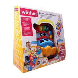 Andador multi atividades Motoca Avião Jet 2 em 1 Yes Toys - 4