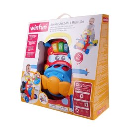 Andador multi atividades Motoca Avião Jet 2 em 1 Yes Toys - 8