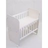 Kit Lençol + Fronha Para Mini Berço Cor Branca - 5