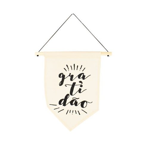 Flâmula Decorativa Gratidão