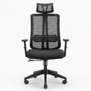 Ver imagem 6 de Cadeira de Escritório Diretor Giratória Ergonômica Oxford Cor Preto - Sallar Home
