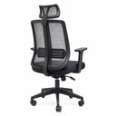 Ver imagem 7 de Cadeira de Escritório Diretor Giratória Ergonômica Oxford Cor Preto - Sallar Home