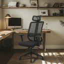 Ver imagem 2 de Cadeira de Escritório Diretor Giratória Ergonômica Oxford Cor Preto - Sallar Home