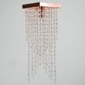 Lustre Pendente Plafon Cristal Crilick Pl7201 Rose Gold - 6