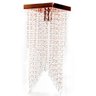 Lustre Pendente Plafon Cristal Crilick Pl7201 Rose Gold - 1