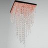Lustre Pendente Plafon Cristal Crilick Pl7202 Rose Gold - 4