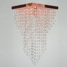 Lustre Pendente Plafon Cristal Crilick Pl7202 Rose Gold - 6