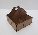 Ver imagem 4 de Porta Guardanapo e Sachê em MDF - 10 Unidades