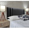 Cabeceira Cama Siena Double Corino Preto Queen 160 X 60 Rbl - 2
