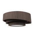 Ver imagem 1 de Lustre Plafon Madeira Trinity Redondo 70cm - 5 Luzes Adrilustres Imbuia