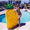 Boia Abacaxi Inflável Para Adulto 180 Cm - 2