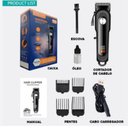 Ver imagem 3 de Máquina Aparadora Barbeador Profissional Cabelos Pelos Barba