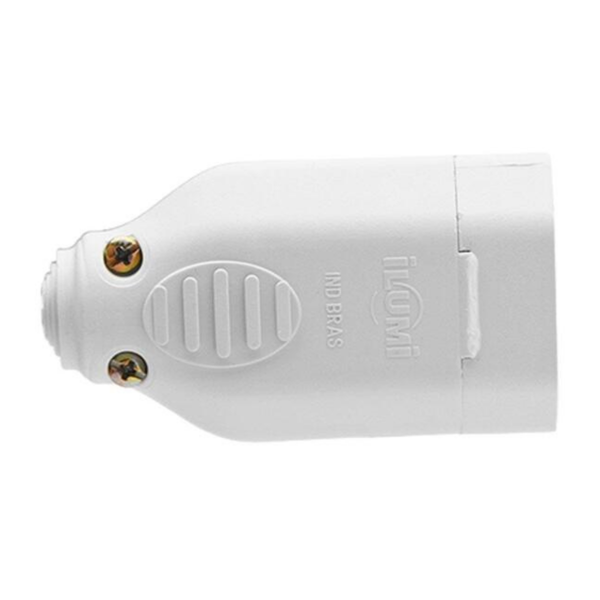 Pacote 10un Benjamin Pino Plug de Tomada 2P+T Fêmea 20A:Branco - 5