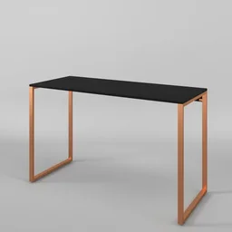 Mesa Escrivaninha 120x50cm Móveis Preto / Cobre - 5