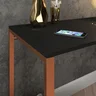 Mesa Escrivaninha 120x50cm Móveis Preto / Cobre - 3