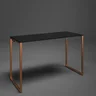 Mesa Escrivaninha 120x50cm Móveis Preto / Cobre - 7