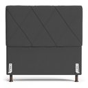 Ver imagem 5 de Cabeceira Cama Box Casal Mel 140cm com Frame Suede Cinza - Desk Design
