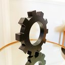 Ver imagem 4 de Enfeite Engrenagem / Símbolo Engenharia, Construção, Roda Dentada - Toque 3d - Cor: Preto