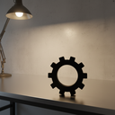 Ver imagem 5 de Enfeite Engrenagem / Símbolo Engenharia, Construção, Roda Dentada - Toque 3d - Cor: Preto