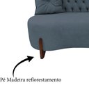 Ver imagem 6 de Sofá 3 Lugares Orgânico Curvo Tókio 180cm Bouclé Cinza