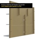 Ver imagem 7 de Painel para Tv até 60 Polegadas Madesa Alfa com Prateleiras e Nichos - Branco