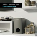 Ver imagem 6 de Painel para Tv até 60 Polegadas Madesa Alfa com Prateleiras e Nichos - Branco