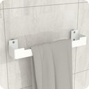 Ver imagem 4 de Kit Acessórios para Banheiro com Ventosa 7 Peças Branco Elg