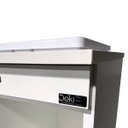 Ver imagem 4 de Carrinho Auxiliar de Apoio Estética - com 03 Nichos e Rodinhas