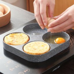 Frigideira 4 Ovos Mini Pizza Panqueca Antiaderente - 4
