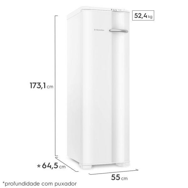 Freezer Vertical 203L Electrolux Fe26 Branco 220V MadeiraMadeira
