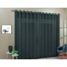 Cortina Voil Varias Cores 6,00 de Largura x 3,00 de Altura.:Preto - 1