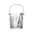 Ver imagem 2 de Balde de Vidro para Gelo C/alça e Pegador Aço Inox Flor de Lótus 1 Litro Wolff