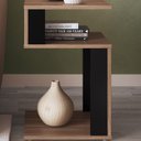 Ver imagem 5 de Mesa Lateral de Apoio 2 Prateleiras B74 Montana Preto Novam